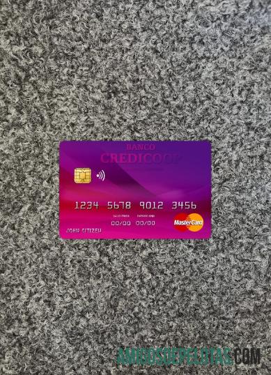 Argentina Banco Credicoop Mastercard Photolook Front modelo